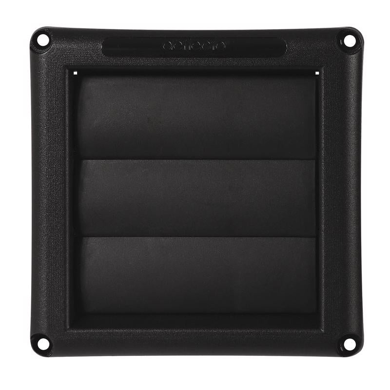 Deflect-O 11 in. L X 4 in. D Black/Silver Aluminum/Plastic Dryer Vent Kit
