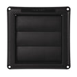 VNT DRYR HD PLST BLK 4"