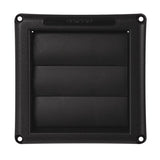 VNT DRYR HD PLST BLK 4"