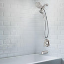 Moen Mikah 1-Handle Brushed Nickel Tub and Shower Faucet