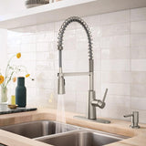 Moen Nori One Handle Stainless Steel Pull-Down Kitchen Faucet