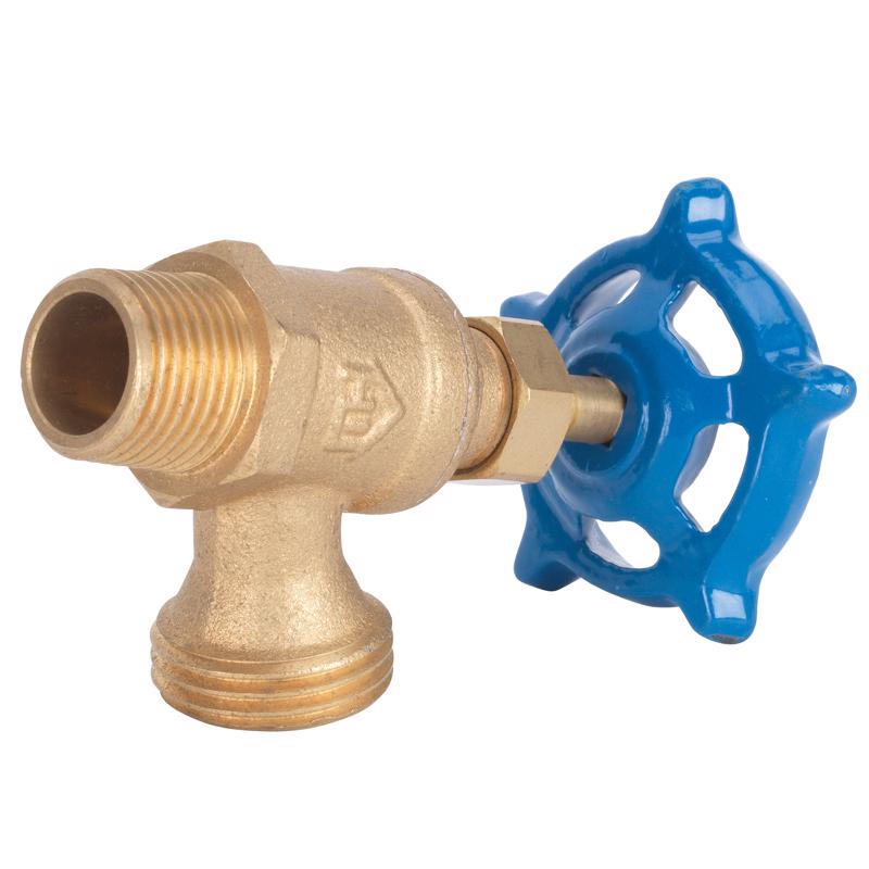 Homewerks 1/2 in. MIP X 3/4 in. MHT Brass Boiler Drain