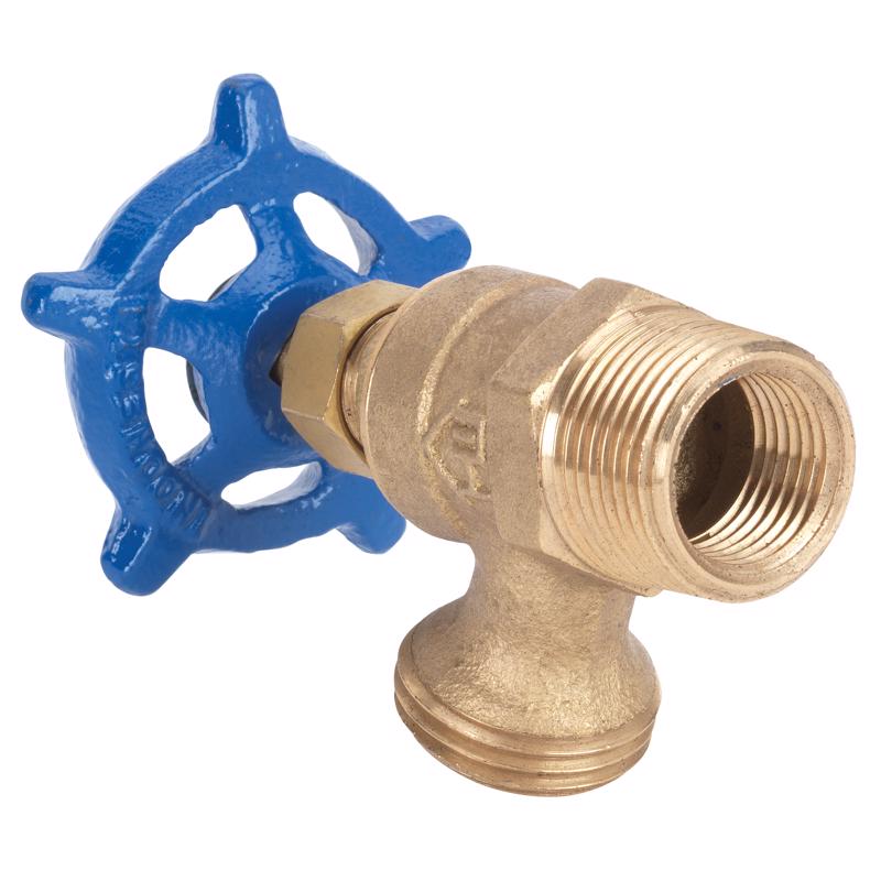 Homewerks 3/4 in. MIP X 3/4 in. MHT Brass Boiler Drain