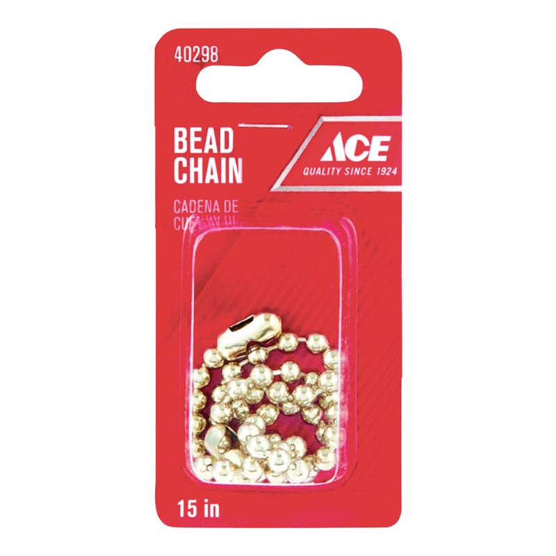 BEAD CHAIN 15" F/STOPPER