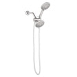 Oakbrook Collection Brushed Nickel 6 settings Showerhead Combo 1.8 gpm