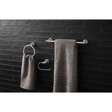 OakBrook Brushed Nickel Silver Zinc Bath Accessory Set