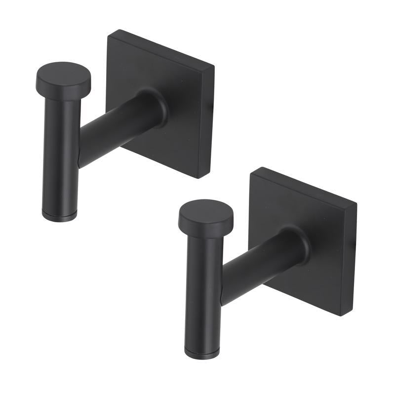 OakBrook Collection Matte Black Bath Hook