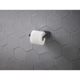 OakBrook Matte Black Toilet Paper Holder