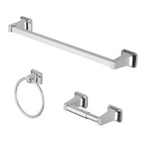 OakBrook Chrome Chrome Zinc Bath Accessory Set