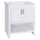 Royal Cabinets Single Bright Gray Vanity Combo 30-1/2 in. W X 18.75 in. D X 35-1/2 in. H