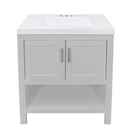 Royal Cabinets Single Gray Bathroom Vanity 30.5 in. W X 19 in. D X 35-1/2 in. H
