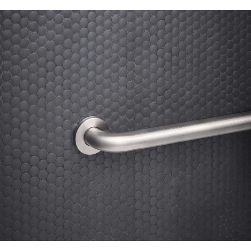 OakBrook 24 in. L ADA Compliant Stainless Steel Grab Bar