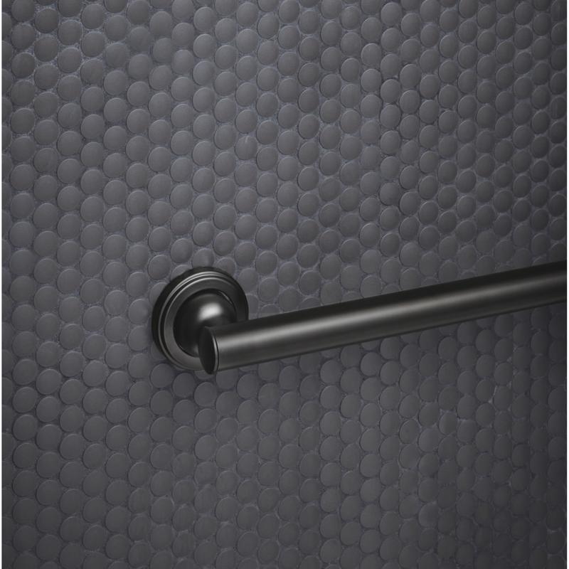 OakBrook 16 in. L ADA Compliant Matte Stainless Steel Grab Bar