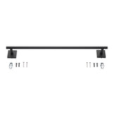 OakBrook Collection Matte Black Towel Bar 24 in. L Die Cast Zinc