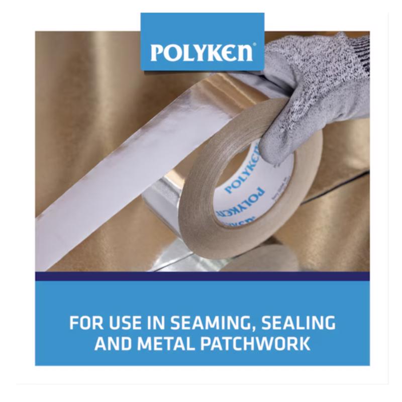 Berry Plastics Polyken 2.83 in. W X 50 yd L Silver Foil Tape 1 pk