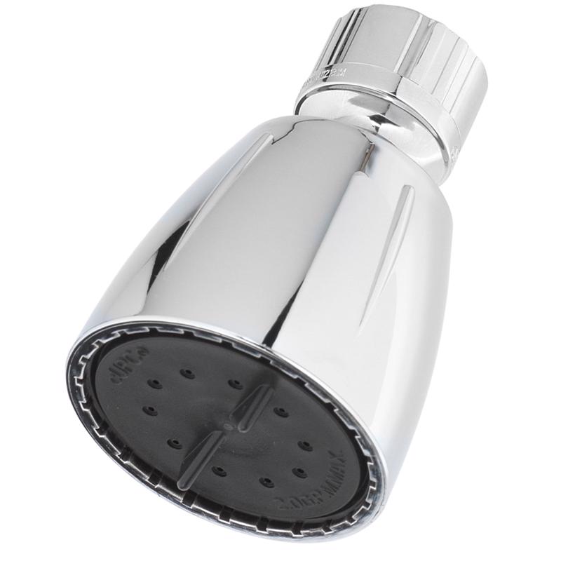 Oakbrook Collection Chrome ABS Plastic 1 settings Wallmount Showerhead 1.8 gpm