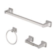 OakBrook Brushed Nickel Die Cast Zinc Bath Hardware Set