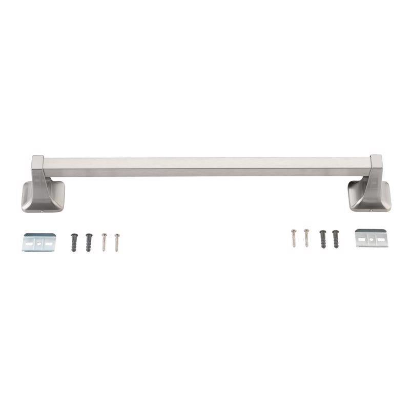 OakBrook Collection Brushed Nickel Towel Bar Die Cast Zinc