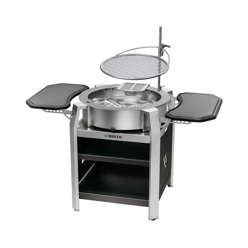 FIRE PIT SS RND SLV 57"