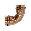 QuickFitting 1/2 in. Press in. X 1/2 in. D Press in. Copper 90 Degree Elbow