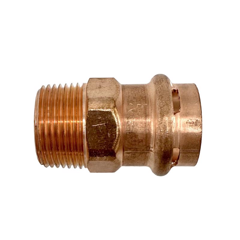 QuickFitting 3/4 in. Press in. X 3/4 in. D Male in. Copper Adapter