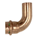 QuickFitting 1/2 in. FTG in. X 1/2 in. D Press in. Copper 90 Degree Street Elbow