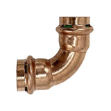 QuickFitting 3/4 in. Press in. X 3/4 in. D Press in. Copper 90 Degree Elbow