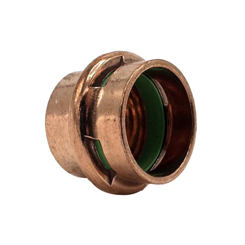 QuickFitting 3/4 in. Press in. Cap each Copper Cap