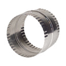 Deflect-O 3 in. L X 4 in. D Silver Aluminum Duct Connector