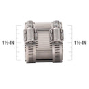 Proline BK Products 1-1/2 in. Hub Sizes X 1-1/2 in. D Hub Sizes Neoprene/Stainless Steel No Hub Coup