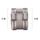 Proline BK Products 2 in. Hub Sizes X 2 in. D Hub Sizes Neoprene/Stainless Steel No Hub Coupling 1 p