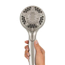 Waterpik Brushed Nickel 12 settings Showerhead Combo 1.8 gpm