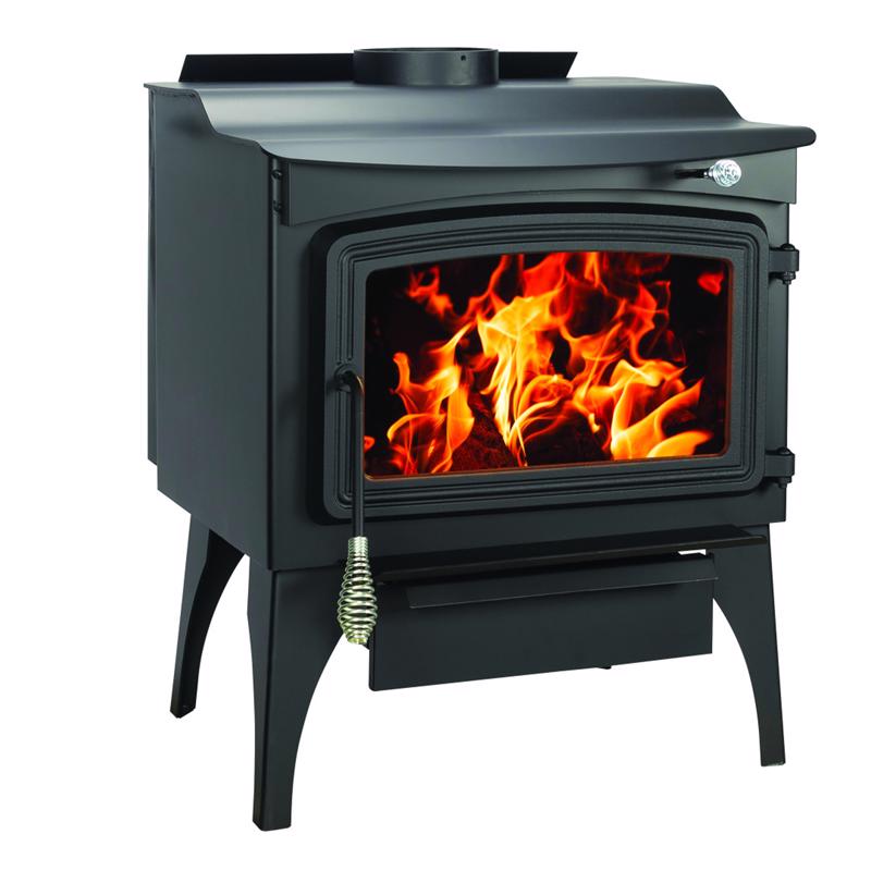 Pleasant Hearth EPA Certified 2200 sq ft Vintage Cord Wood Stove Hopper