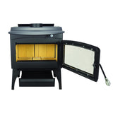 Pleasant Hearth EPA Certified 2200 sq ft Vintage Cord Wood Stove Hopper