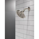 Delta Brushed Nickel ABS Plastic 6 settings Showerhead 1.75 gpm