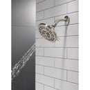 Delta Brushed Nickel ABS Plastic 6 settings Showerhead 1.75 gpm