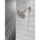 Delta Brushed Nickel ABS Plastic 6 settings Showerhead 1.75 gpm