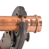 QuickFitting 1-1/4 in. Press in. Press in. Copper Coupling with Stop