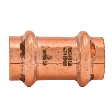 QuickFitting 1/2 in. Press in. Press in. Copper Coupling without Stop