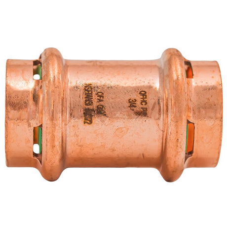 QuickFitting 3/4 in. Press in. Press in. Copper Coupling without Stop