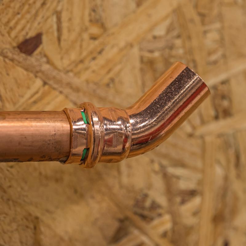 QuickFitting 3/4 in. Press in. FTG in. Copper 45 Degree Street Elbow