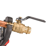 QuickFitting 3/4 in. Brass Press Ball Valve