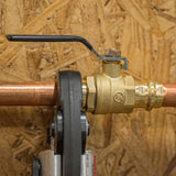 QuickFitting 3/4 in. Brass Press Ball Valve