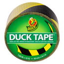 Duck 1.88 in. W X 10 yd L Black/Yellow Duct Tape