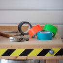 Duck 1.88 in. W X 10 yd L Black/Yellow Duct Tape