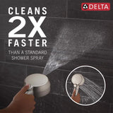 Delta Brushed Nickel 5 settings Showerhead Combo 1.75 gpm