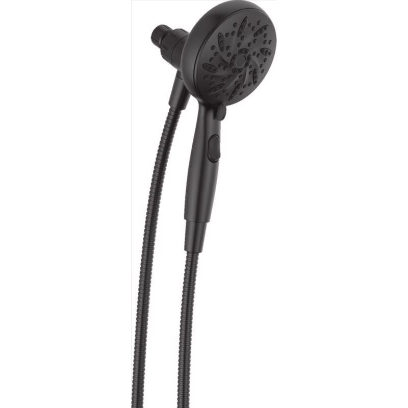 Delta Matte Black 6 settings Handheld Showerhead 1.75 gpm