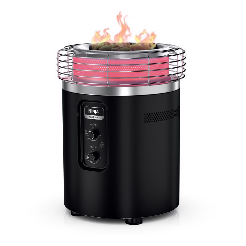 Ninja 21.8 in. W Stainless Steel Round Propane Fire Pit