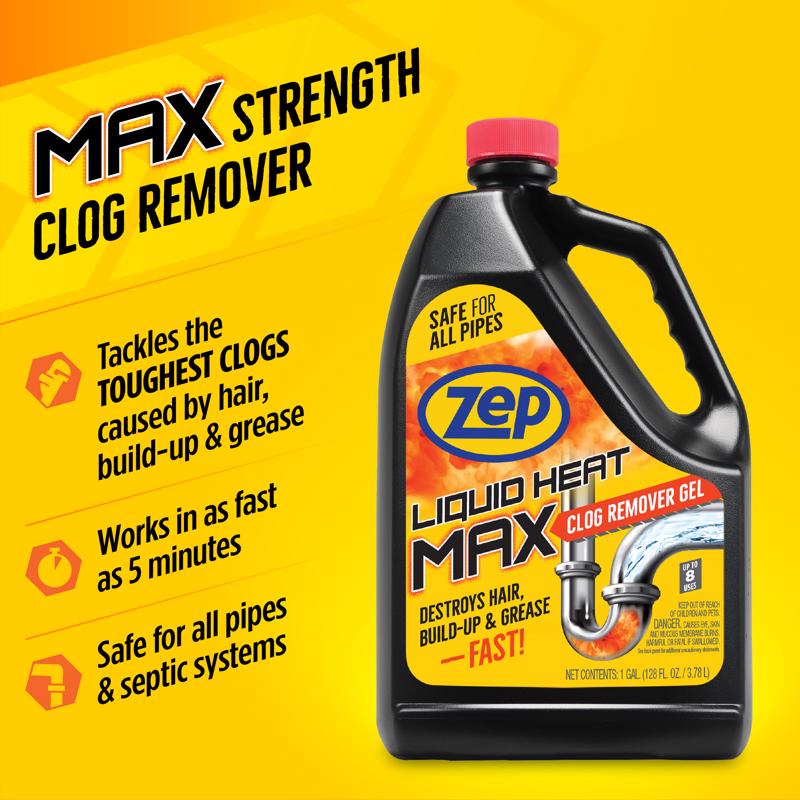 Zep Gel Clog Remover 128 oz