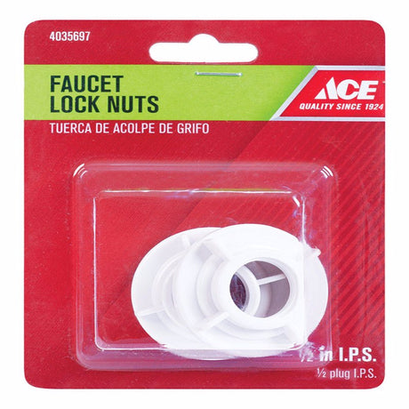 ACE FAUCET LOCKNUT1/2"IP